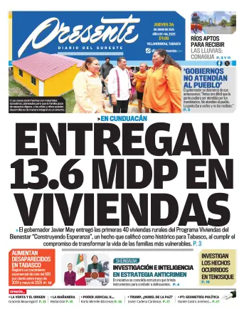Portada del Día Edición Impresa