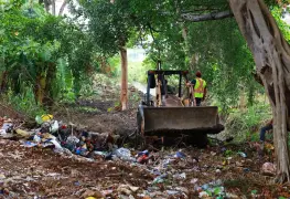 Supervisa Yolanda Osuna limpieza y desazolve en canales para mitigar riesgos por lluvias