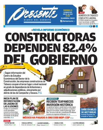 Portada del Día Edición Impresa