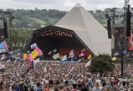 Polémica en Glastonbury.