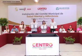 Instala Gobierno de Centro Comité Municipal de Salud Mental y Adicciones