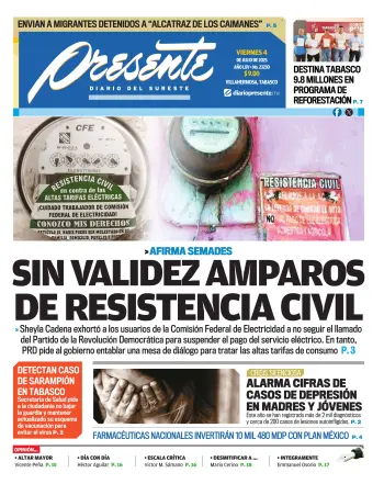 Portada del Día Edición Impresa