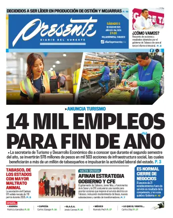 Portada del Día Edición Impresa