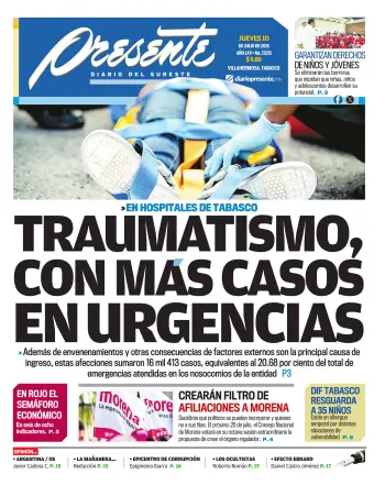 Portada del Día Edición Impresa