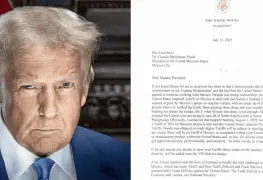 Trump anuncia aranceles del 30% a productos mexicanos por narcotr&aacute;fico