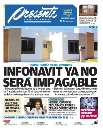 Portada del Día Edición Impresa