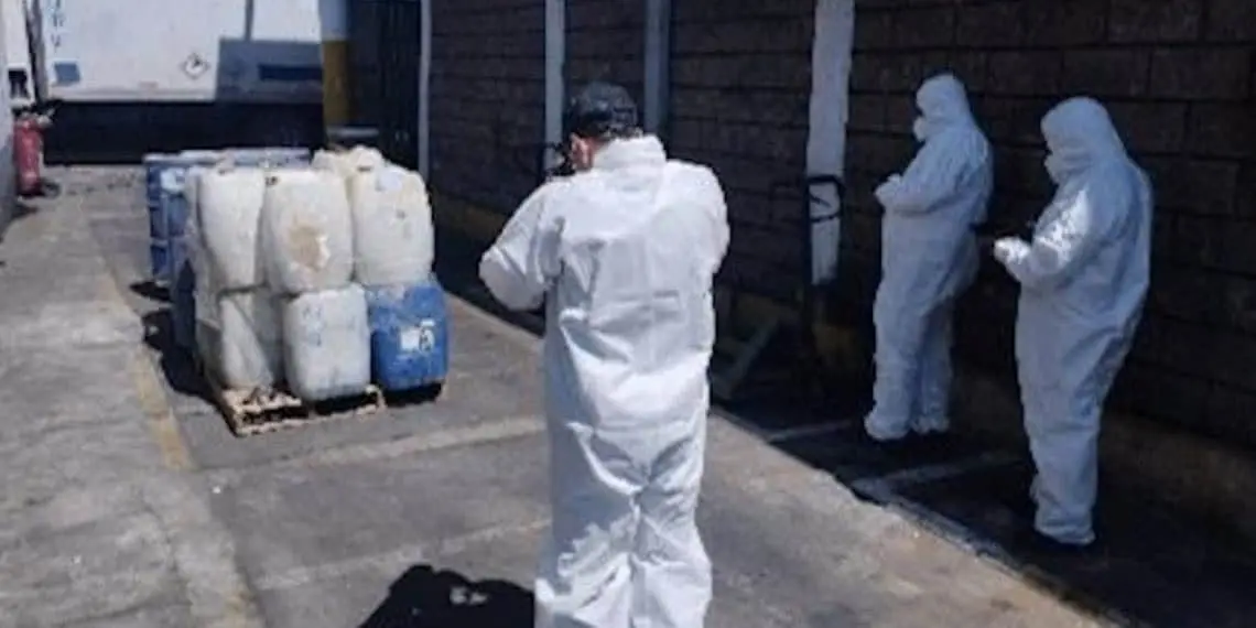 FGR destruye precursores químicos en Ensenada