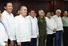 Gobernador Javier May presente en Informe del Tribunal Superior de Justicia de Tabasco 2025