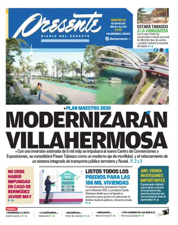 Portada del Día Edición Impresa