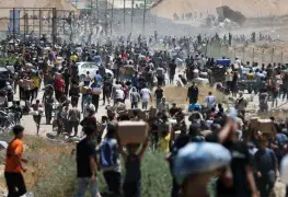 20 muertos en Gaza por estampida en centro de distribución de ayuda