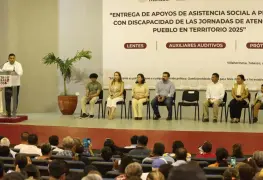 441 apoyos de asistencia social entregados en Tabasco