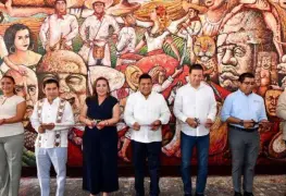 Inaugurado el Mural Legado Cultural del Pueblo Tabasqueño