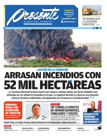 Portada del Día Edición Impresa