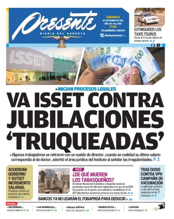 Portada del Día Edición Impresa