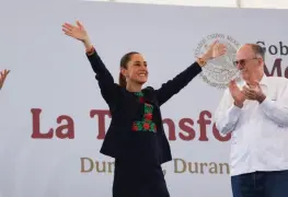 Esteban Villegas pidió ovación para Sheinbaum