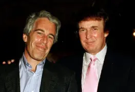 Polémica carta de Trump a Epstein con dibujo de mujer desnuda divulgada por Congreso de EU