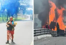 Abuelita cubre a su nieta durante explosión en Iztapalapa