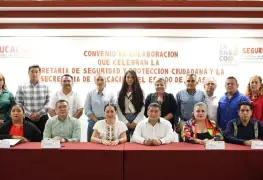 Alianza entre Setab y SSPC para garantizar seguridad vial en escuelas de Tabasco
