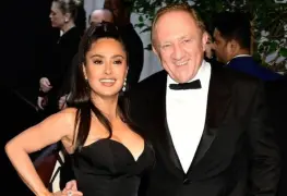 Salma Hayek y Henri Pinault brillan en gala benéfica en Nueva York