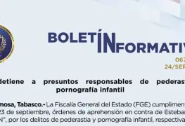 Rescate de menores y detenciones en operativo contra pederastia