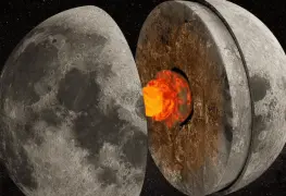 Científicos confirman: Núcleo sólido encontrado en la luna