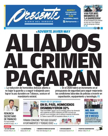 Portada del Día Edición Impresa