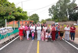 Yolanda Osuna entrega pavimentación de 1.8 km del Camino Los Torres en ranchería Plátano y Cacao Primera Sección