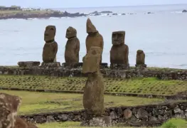 Descubren la técnica ancestral de los Rapa Nui para mover estatuas moai