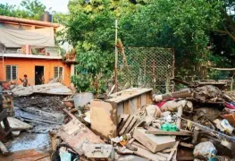 Lluvias aíslan a comunidades de la Huasteca Veracruzana
