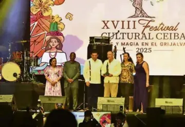 Javier May Rodríguez da inicio al Festival Cultural Ceiba 2025 en Villahermosa