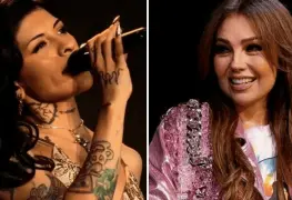 Cazzu emociona al interpretar No me enseñaste de Thalía en México