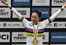 Yareli Acevedo se corona campeona mundial en Ciclismo de Pista