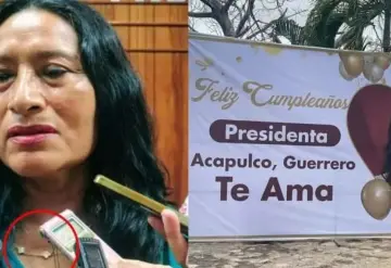 Polémica en Acapulco por collar de lujo de la alcaldesa