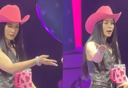 Respeta a mi esposo Lupita Villalobos detiene show por fan atrevida