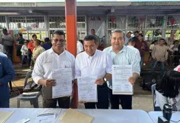 Propiedad segura títulos entregados a servicios públicos en Nacajuca