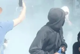 Agresión a fotógrafo en marcha de generación Z en Zócalo