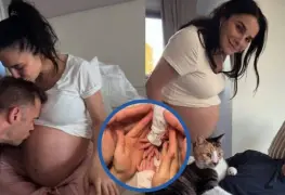 Martha Higareda y Lewis Howes se convierten en padres de gemelas