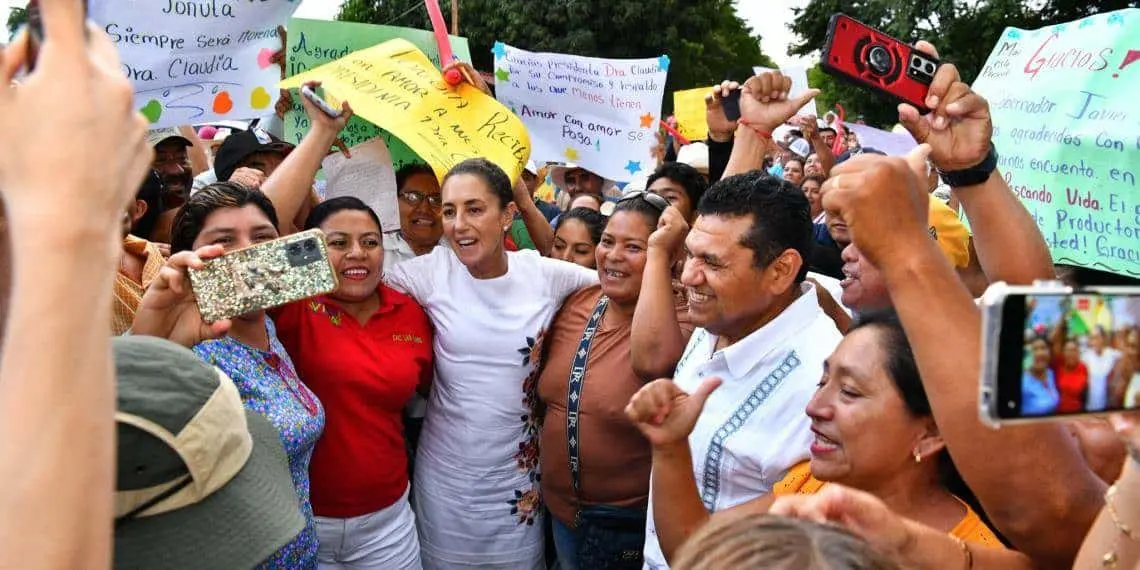 De mucho beneficio la gira de Sheinbaum