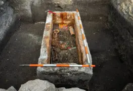 Hallazgo de sarcófago romano de 1700 años en Budapest