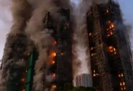 Incendio mortal en Hong Kong 13 víctimas fatales