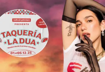 Dua Lipa inaugura taquería en la CDMX
