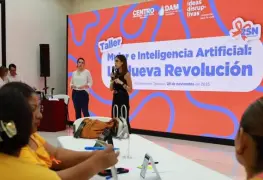 Empoderamiento femenino, taller mujer e inteligencia artificial en Centro