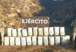 Hallan químicos para 2 toneladas de metanfetaminas en Ensenada