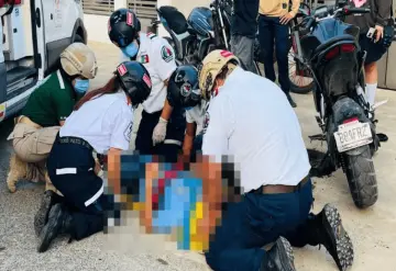 Solito se noqueó al derrapar