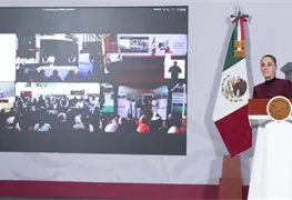 Aprueban 74% gesti&oacute;n de Claudia Sheinbaum