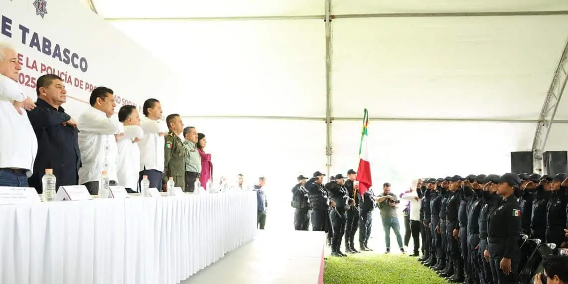 Curso de Formación Policial en Tabasco: 150 Graduados Listos para Servir