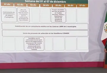 Avances del Plan Michoac&aacute;n por la Paz y la Justicia