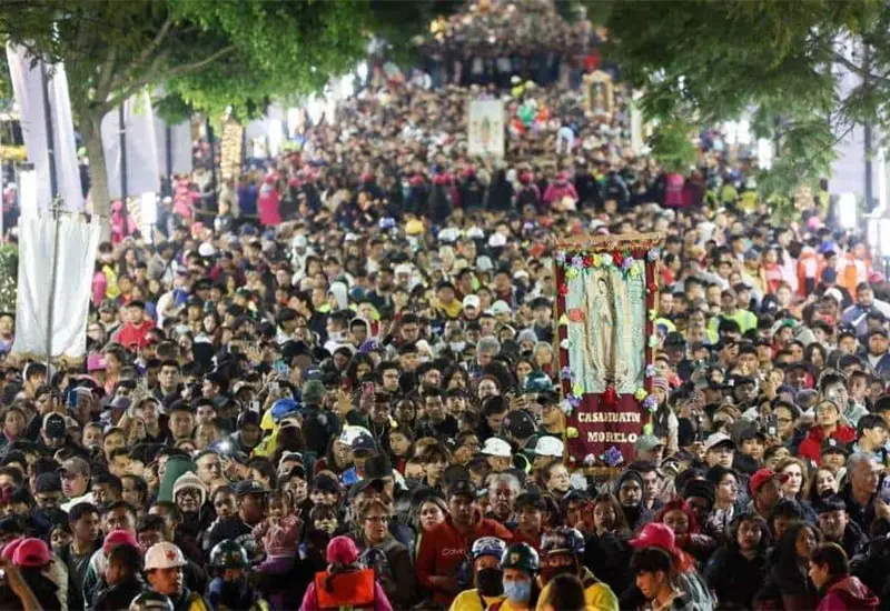Bas&iacute;lica de Guadalupe recibe a m&aacute;s de 8 millones de peregrinos