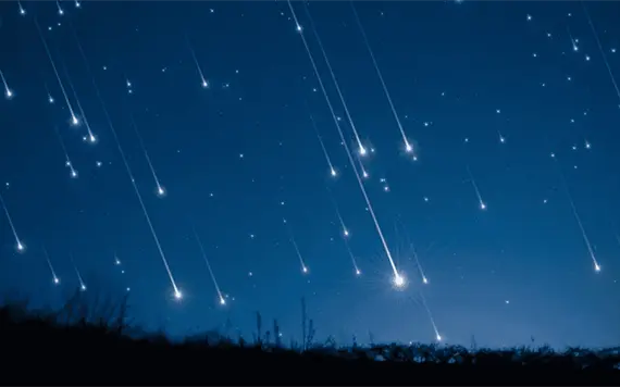 &Uacute;ltima lluvia de estrellas del a&ntilde;o