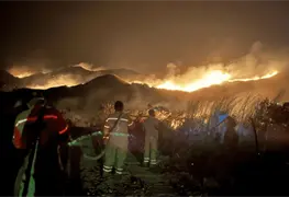 Incendio forestal consume m&aacute;s de 380 hect&aacute;reas en Arriaga Chiapas